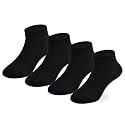 EPEIUS Kids' Low Cut Ankle Socks Cotton Seamless Toe Sport Athletic Socks for Boys Girls White Black Navy 4/8 Pack