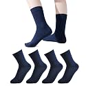 EPEIUS Kids Crew Socks Seamless Cotton Dress Socks for Boys Girls 1-15Y