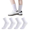 EPEIUS Kids Crew Socks Seamless Cotton Dress Socks for Boys Girls 1-15Y
