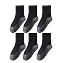 EPEIUS Kids Crew Socks Seamless Cotton Dress Socks for Boys Girls 1-15Y