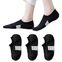 EPEIUS Thick No Show Socks for Women Athletic Ankle Socks Cushioned Running Low Cut Non Slip Footies 3/6 Pairs