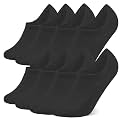 EPEIUS Thick No Show Socks for Women Athletic Ankle Socks Cushioned Running Low Cut Non Slip Footies 3/6 Pairs