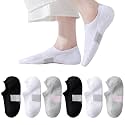 EPEIUS Thick No Show Socks for Women Athletic Ankle Socks Cushioned Running Low Cut Non Slip Footies 3/6 Pairs