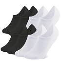 EPEIUS Thick No Show Socks for Women Athletic Ankle Socks Cushioned Running Low Cut Non Slip Footies 3/6 Pairs