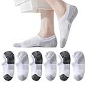EPEIUS Thick No Show Socks for Women Athletic Ankle Socks Cushioned Running Low Cut Non Slip Footies 3/6 Pairs