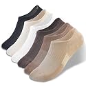 EPEIUS Thick No Show Socks for Women Athletic Ankle Socks Cushioned Running Low Cut Non Slip Footies 3/6 Pairs