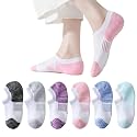 EPEIUS Thick No Show Socks for Women Athletic Ankle Socks Cushioned Running Low Cut Non Slip Footies 3/6 Pairs