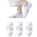 EPEIUS Thick No Show Socks for Women Athletic Ankle Socks Cushioned Running Low Cut Non Slip Footies 3/6 Pairs