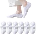 EPEIUS Thick No Show Socks for Women Athletic Ankle Socks Cushioned Running Low Cut Non Slip Footies 3/6 Pairs