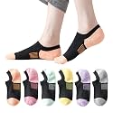EPEIUS Thick No Show Socks for Women Athletic Ankle Socks Cushioned Running Low Cut Non Slip Footies 3/6 Pairs
