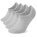EPEIUS Thick No Show Socks for Women Athletic Ankle Socks Cushioned Running Low Cut Non Slip Footies 3/6 Pairs