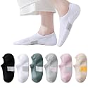 EPEIUS Thick No Show Socks for Women Athletic Ankle Socks Cushioned Running Low Cut Non Slip Footies 3/6 Pairs