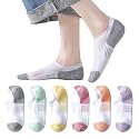 EPEIUS Thick No Show Socks for Women Athletic Ankle Socks Cushioned Running Low Cut Non Slip Footies 3/6 Pairs