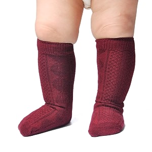epeius unisex-baby seamless cable knit knee high socks pack of 36