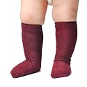 Epeius Unisex-Baby Seamless Cable Knit Knee High Socks (Pack of 3/6)