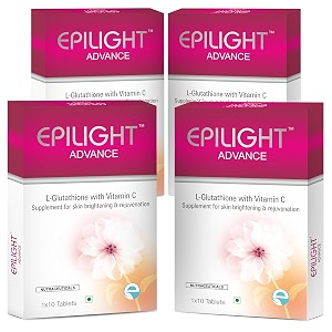 advance l- glutathione tablets with vitamin c helps for radiant skin  600mg tablets  glutathione supplements for men amp women 180 tablets