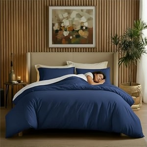 epinch duvet cover set 1200 tc 100 egyptian cotton luxurious soft home amp hotel 3-piece 1-duvet cover 2-pillow sham cover zipper amp tie closure royal blue king_93 x 107 inch