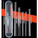 Episkey Stainless Steel Ear Wax Cleaner - Resuable Ear Cleaner Tool Set with Storage Box - Ear Wax Remover Tool Kit with Ear Curette Cleaner and Spring Ear Buds Cleaner (STEEL EAR WAX)