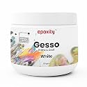 Gesso White [120g x 3] for oil and acrylic painting | Universal smooth Primer | Texture Medium for MDF, wood, canvas, clay
