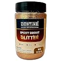 DESTINE® EPOXY Grout Glitter (Gold, Silver, Copper) (MINI Packs: 50 Gm, 100 Gm, 250 Gm), Glitter for Epoxy Grout, Jewels for Tile &amp; Stone Joint, Sparkle for Tile &amp; Stone Joint (100 Grams, Copper)