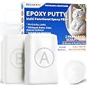 Epoxy Putty, Endhokn 10.5oz White Putty Stick Fix Leaks, Cracks and Fill Holes, Sculpting, Modeling, Epoxy Sculpt Clay for Metal, Ceramics, Plastic, Wood, Tile, Concrete 300g