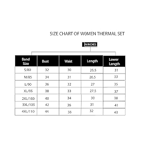 epoxy women thermal set for winter top amp bottom wear