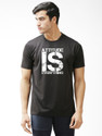 EPPE Printed Men Round Neck Black T-Shirt