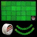 Eppingwin 1400pcs Acrylic Letter Beads, 4x7mm, Glow in Dark, for Jewelry &amp; Bracelet Making, 28 Grid Box