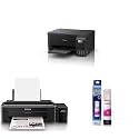 Epson Ecotank L3252 Wi-Fi All-in-One Ink Tank Wireless Color LED Printers (Black)