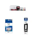 Epson EcoTank Photo ET-8500 Wireless Wide-Format Color All-in-One Supertank Printer with Scanner, Copier & Epson Claria ET Premium T552920 Claria ET Premium T552020