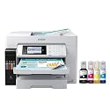 Epson EcoTank Pro ET-16650 Wireless Wide-Format Color All-in-One Supertank Printer with Scanner, Copier, Fax and Ethernet (Renewed), White