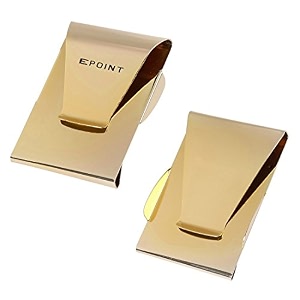 eqa14b02 gold double sidemoney clip presents inspirational slim money clip amp credit card holder economics fashion by epoint