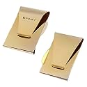 EQA14B02 Gold Double sideMoney Clip Presents Inspirational Slim Money Clip & Credit Card Holder Economics Fashion By Epoint