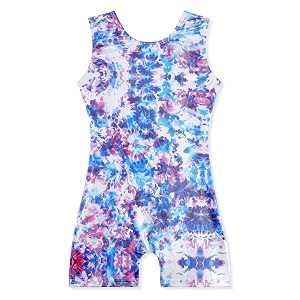 eqsjiu gymnastics leotards for girls kids rainbow mosaic mermaid butterfly stars leopard galaxy tie dye cosmos leopard
