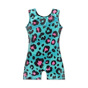 eqsjiu gymnastics leotards for girls kids rainbow mosaic mermaid butterfly stars leopard galaxy tie dye cosmos leopard