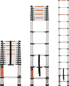 Equal 12.5 ft Telescopic 14 Steps Aluminium