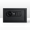 Equal 20L Safe Locker for Home | Mechanical Key Lock - No Batteries Needed | 10-Gauge Steel Door | Pry-Resistant | 3 Year Warranty | 20 Litre - Matte Black