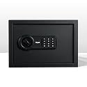 Equal 48L SecureLite Safe Locker for Home | Digital PIN Code + Emergency Key | 10-Gauge Steel Door | 3 Year Warranty | 48 Litre - Matte Black