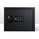 Equal 48L SecureLite Safe Locker for Home | Digital PIN Code + Emergency Key | 10-Gauge Steel Door | 3 Year Warranty | 48 Litre - Matte Black
