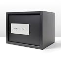 Equal 20L Safe Locker for Home | Mechanical Key Lock - No Batteries Needed | 10-Gauge Steel Door | Pry-Resistant | 3 Year Warranty | 20 Litre - Matte Black