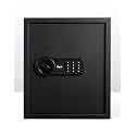Equal 48L SecureLite Safe Locker for Home | Digital PIN Code + Emergency Key | 10-Gauge Steel Door | 3 Year Warranty | 48 Litre - Matte Black