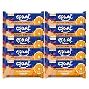 Equal Orange Wafers Bars (Sugar-Free) | Pack of 10 (60g each) | 0% Added Sugar &amp; 100% Taste | Flavored Wafers