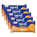 Equal Orange Wafer Bars (Sugar-Free) | Pack of 5 (60g each) | 0% Added Sugar &amp; 100% Taste | Flavoured Wafers | Crispy Creamy Wafers | Crunch Anytime Anywhere
