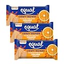 Equal Orange Wafer Bars (Sugar-Free)|Pack Of 3 (60 Gram Each)|0% Added Sugar &amp; 100% Taste|Flavored Wafers