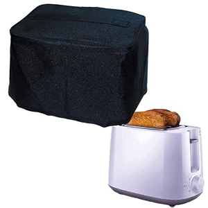 bread pop up toaster cover for all types kitchen table top only cloth cotton lid comfortable size with pocket small 2 slice black