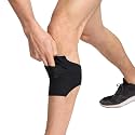 Equestrian Riders Cell Phone Holder for The Leg/Calf - Band for Jogger, Hiker, Motorcycle, All Purpose Sport Bag Exercise Arm Holder for Running, Fits Phone Size Under 6", Black, M