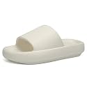 EQUICK Cloud Slides Pillow Slippers for Women and Men | Shower Slippers Bathroom Sandals | Ultra Soft | Cushioned Thick Sole | Indoor &amp; Outdoor