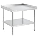 Equipment Grill Stand Table, 36 * 30 * 30inch, Stainless Steel Worktable with Removable Baffle, 400 Lbs Capacity, Commercial Prep Table, NSF-Certified, for Restaurant Kitchen Food Truck Outdoor BBQ