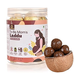 equisential - to be mom39s laddu - chocolate hazelnut  king of nuts  contain 8 kinds of amino acids antenatal care  laddoos for mom to be for good development of fetus  250 gram