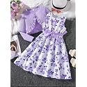 ER Life Style Girls Floral Printed Frocks